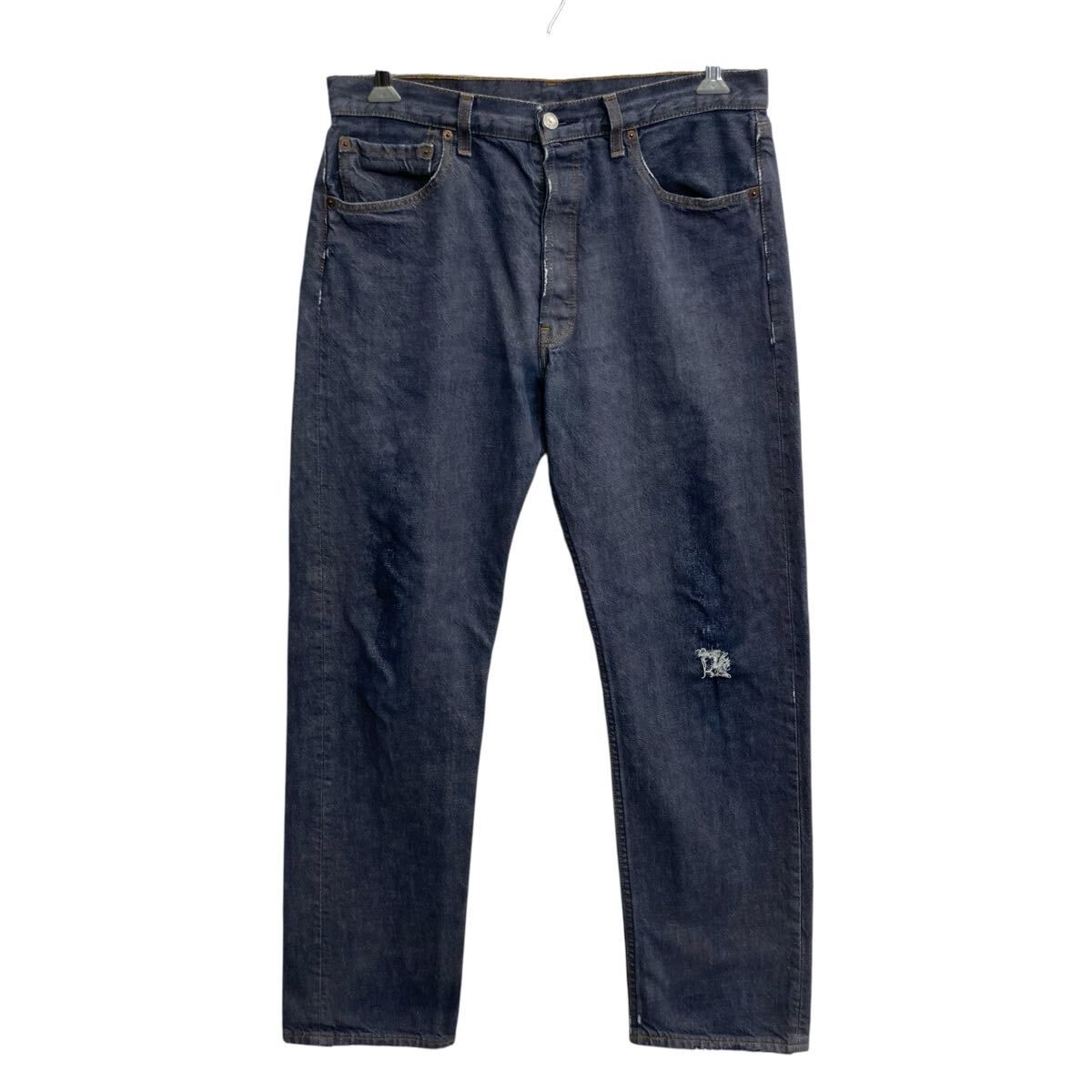 00s ポーランド製 Levi's 501 デニムパンツ W34 ダークブルー リーバイス ボタンフライ 00年代 ユーロ アメカジ デニム ジーンズ 2604-533