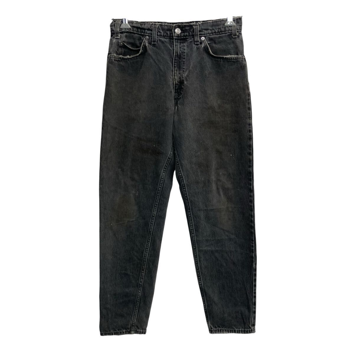 90s メキシコ製 Levi's 550 デニムパンツ W32 ブラック リーバイス ジップアップ 96年製 紙タグ アメカジ デニム ジーンズ 2604-536 7,468円