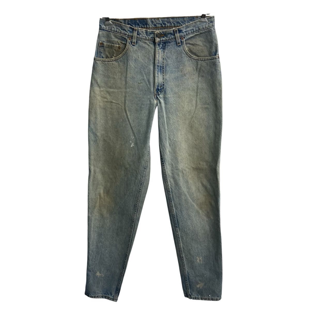 90s USA製 Levi's 560 デニムパンツ W34 ブルー リーバイス ジップ