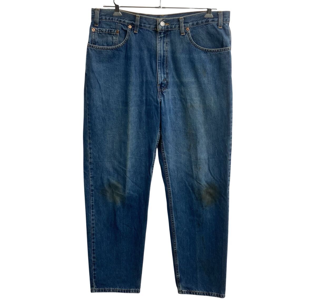 00s カナダ製 Levi's 550 デニムパンツ W38 ブルー リーバイス ジップアップ 02年製 紙タグ アメカジ デニム ジーンズ 2605-311
