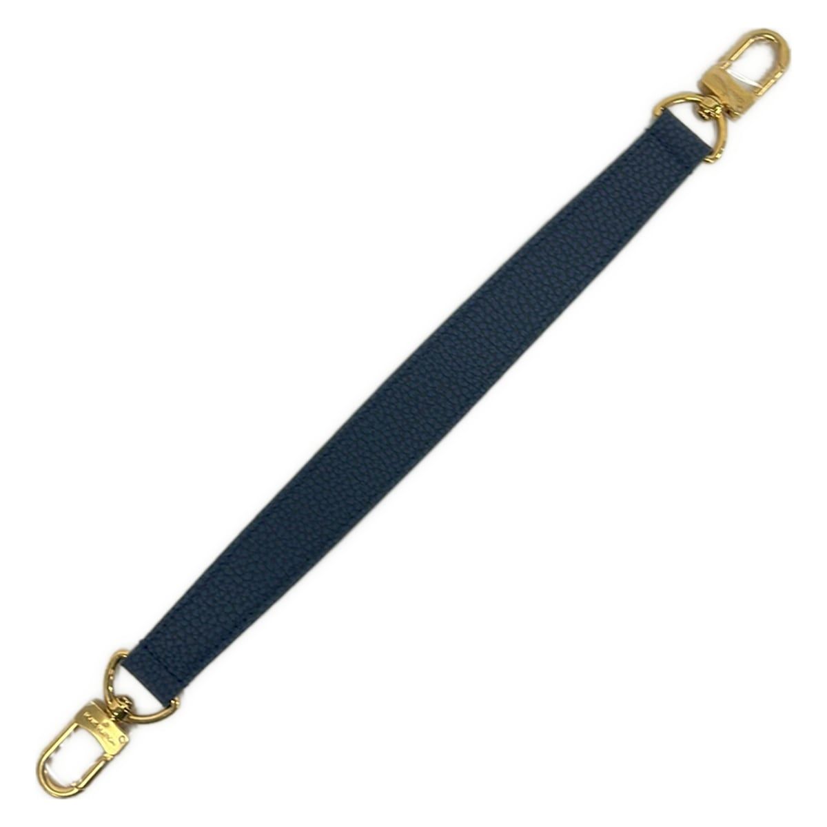Louis Vuitton ★レザーハンドストラップ LOUIS VUITTON(ルイヴィトン) ショルダーストラップ美品 - ネイビー