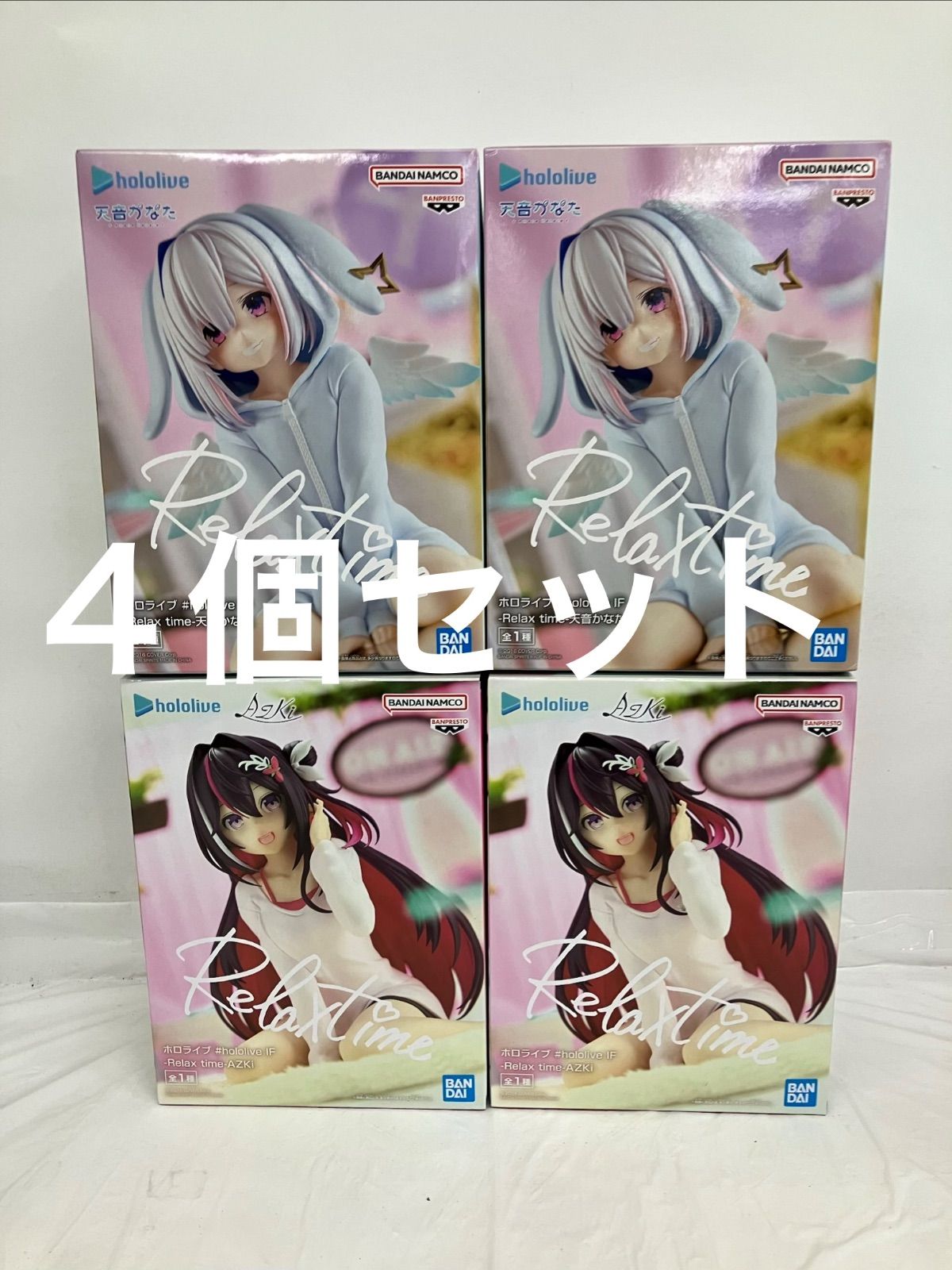 未開封 ホロライブ フィギュア 2種4個セット LF5D56 f107