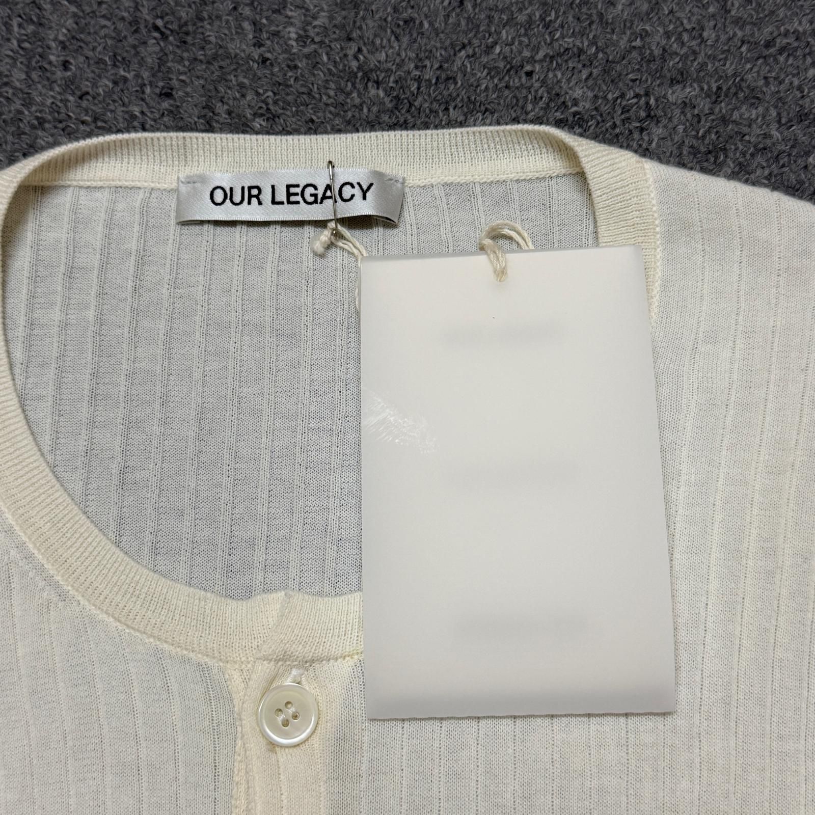 参考上代75900円 未使用 Our Legacy 26SS FINE HENLEY ヘンリーネック 