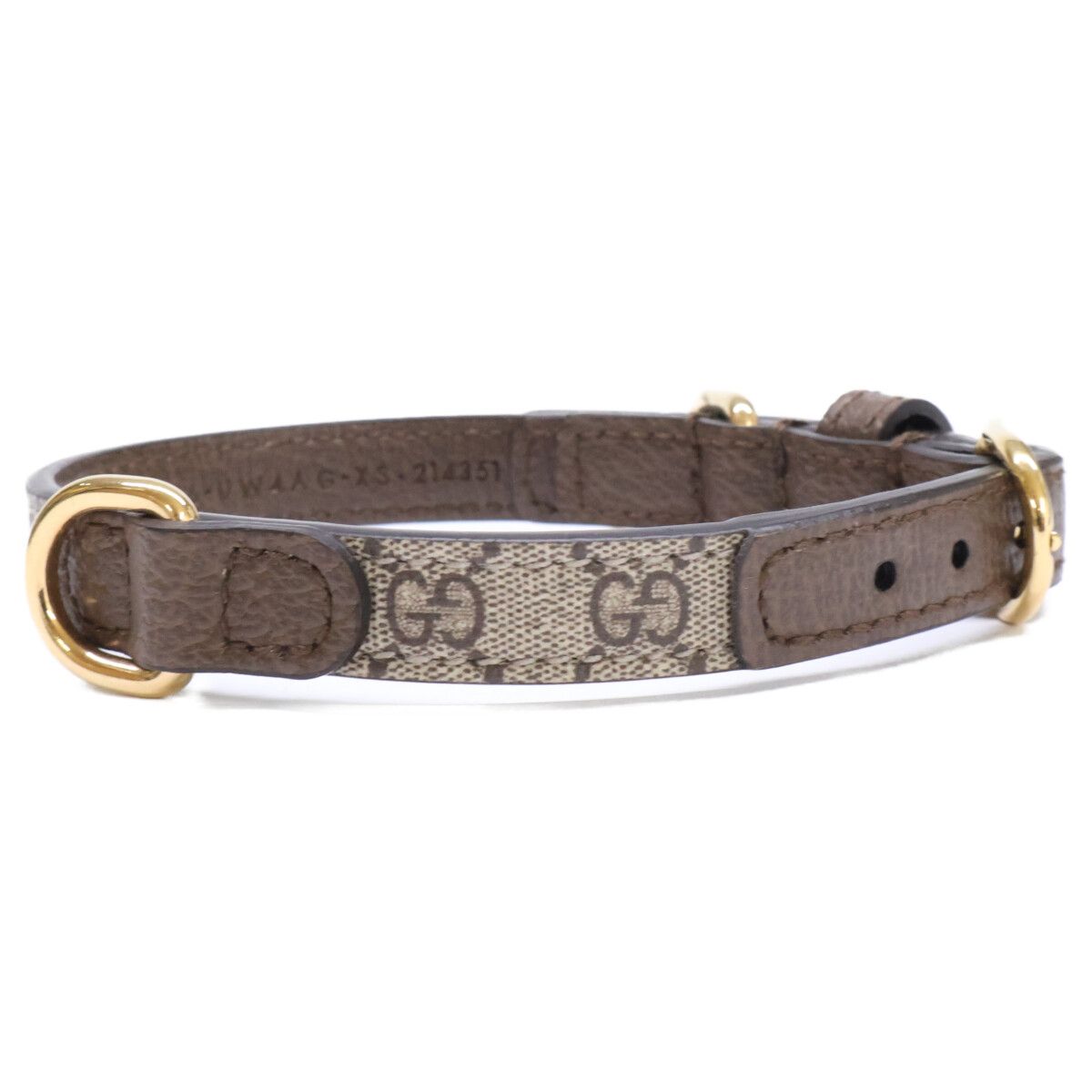 GUCCI グッチ 【美品】692946 UW4AG エクストラスモール ペット カラー 首輪 XS GUCCI グッチ 【美品】692946 UW4AG エクストラスモール ペット カラー 首輪 XS