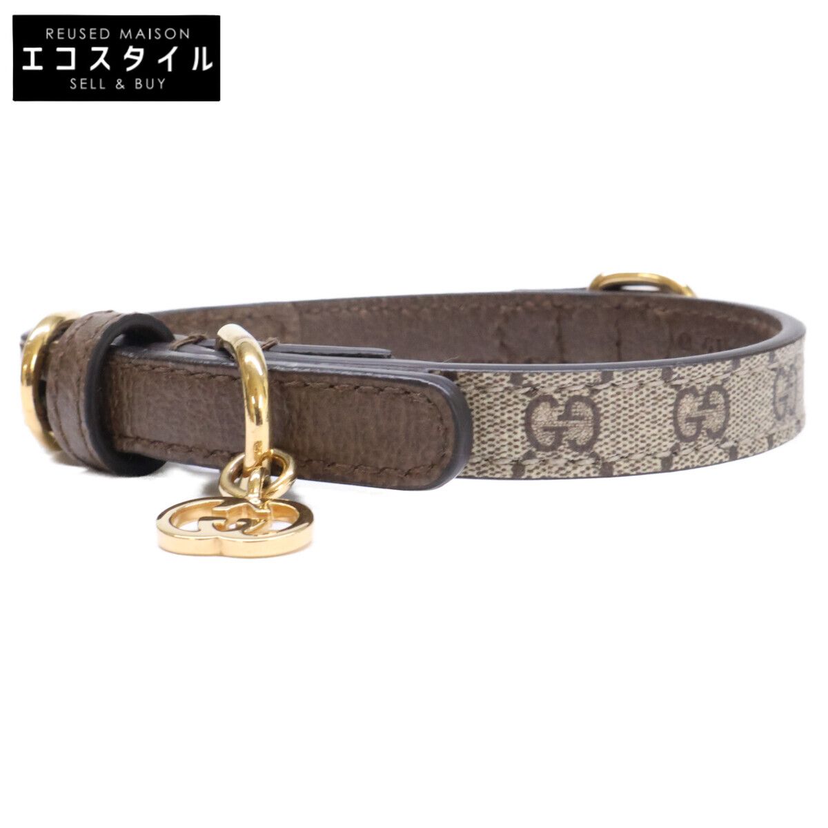 GUCCI　グッチ　【美品】692946 UW4AG エクストラスモール ペット カラー 首輪　XS