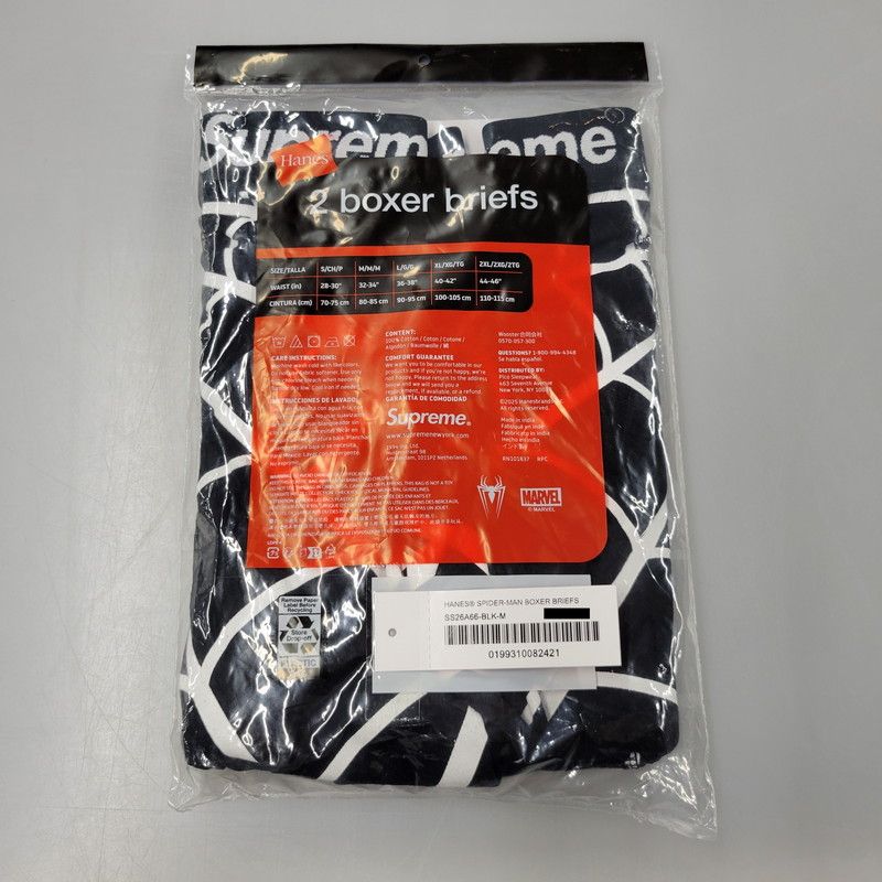 中古美品】 SUPREME シュプリーム × HANES ヘインズ 26SS SPIDER-MAN