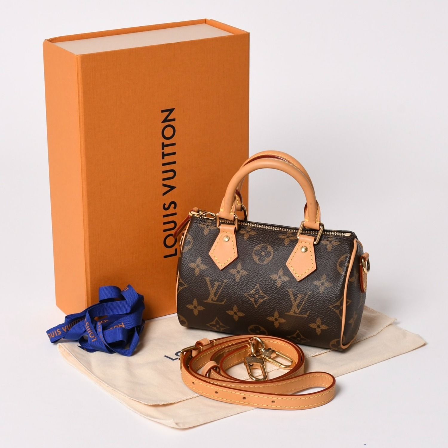 ルイ・ヴィトン ヴィンテージ　ハンドバッグ 新品同様 LOUIS VUITTON ルイヴィトン ナノスピーディ ハンドバッグ