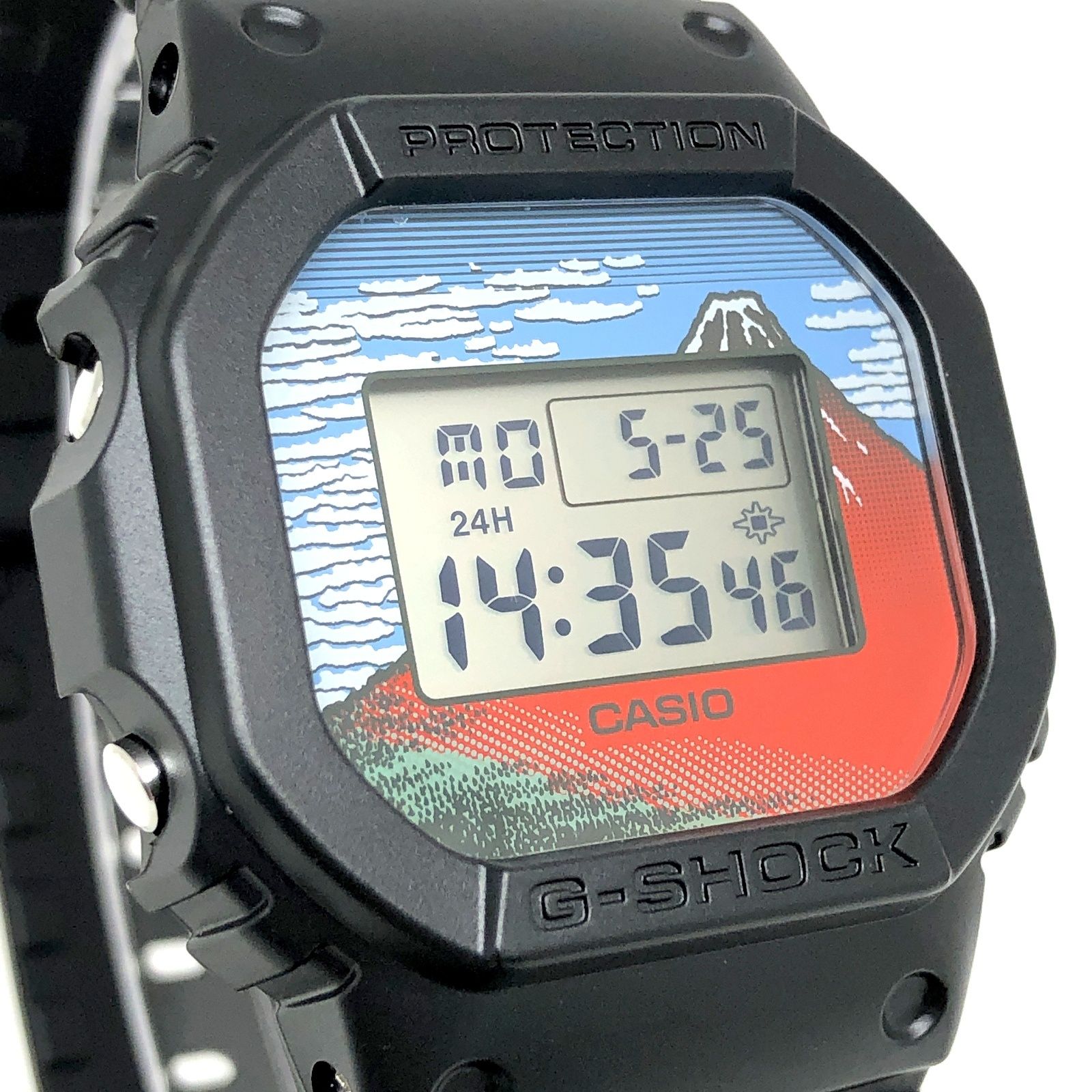 G-SHOCK ジーショック DW-5600KHG24-1 葛飾北斎 富嶽三十六景 凱風快晴 