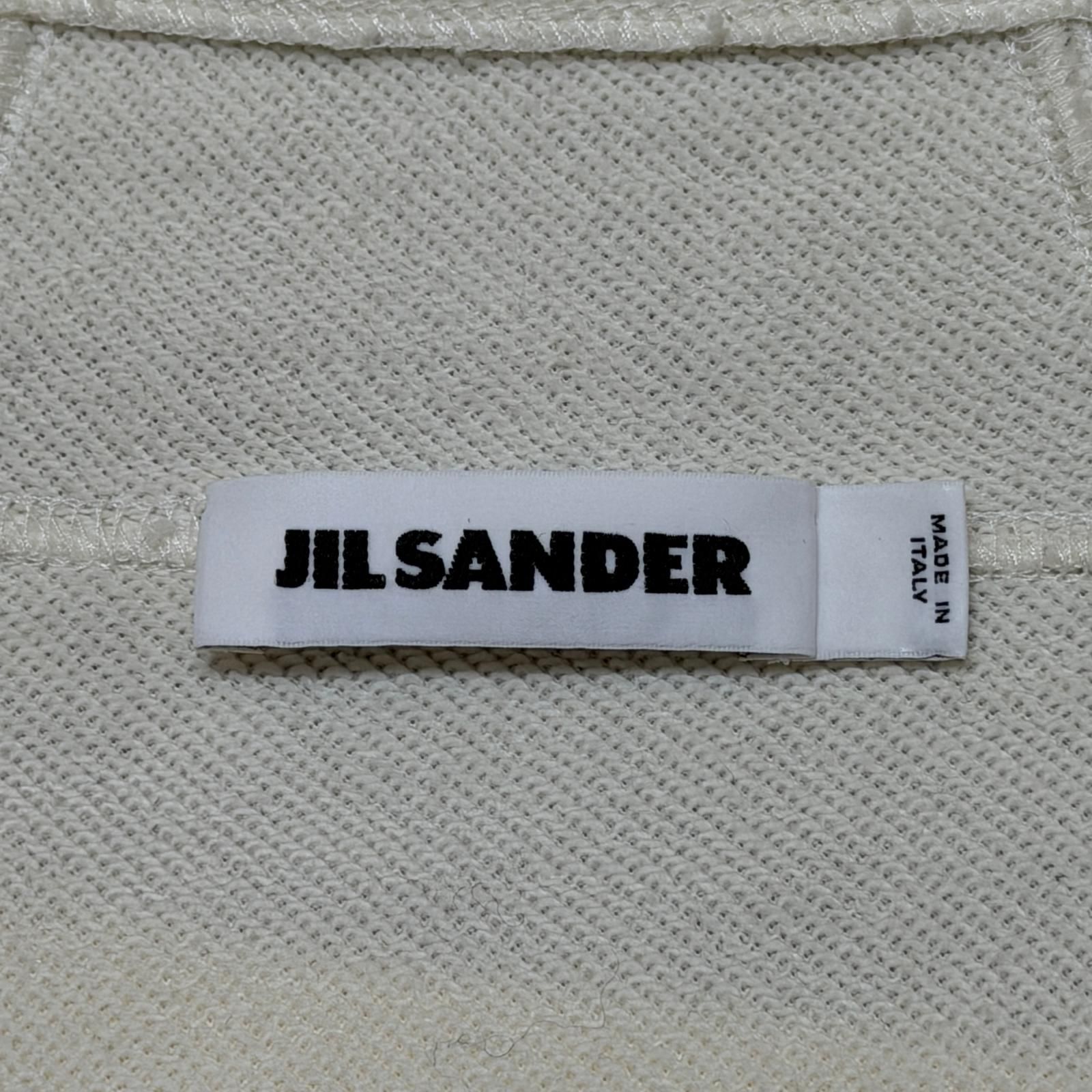 JIL SANDER 18SS オーバーサイズハイネックスウェットジップアップ 