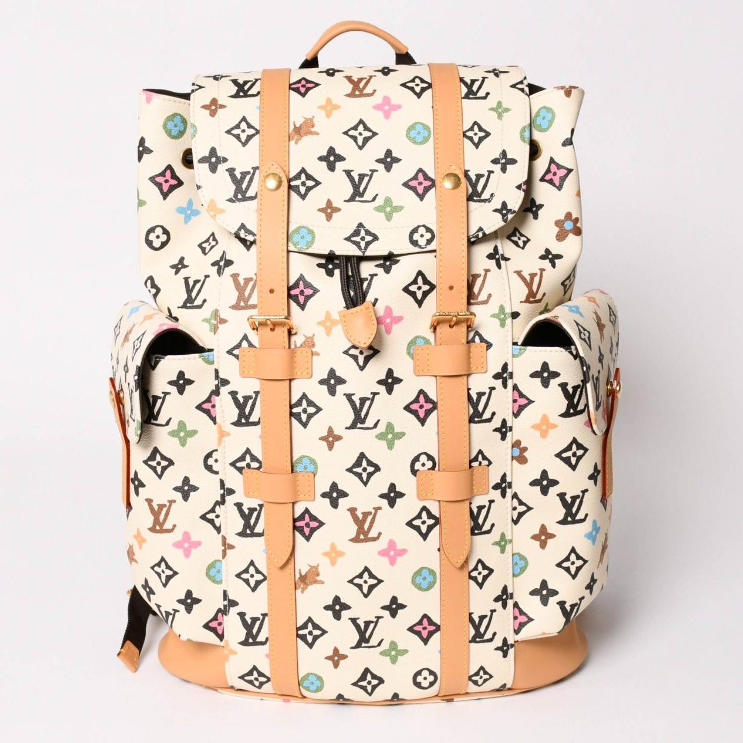 新品同様 LOUIS VUITTON ルイヴィトン モノグラムクラギー クリストファー MM バッグパック タイラーザクリエイター M25240 リュック 中古 4a003097