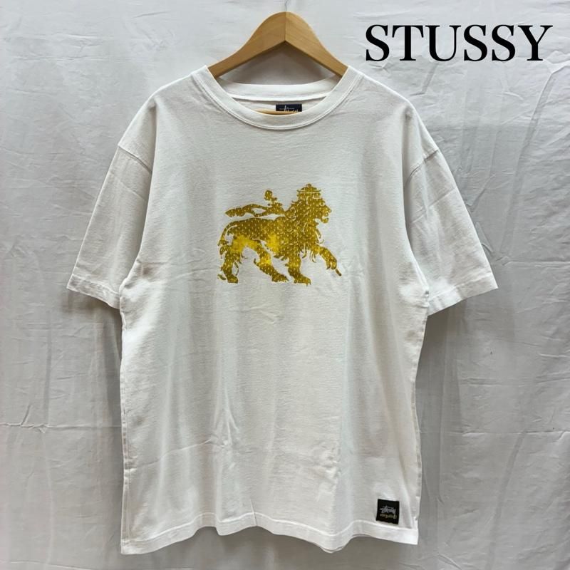 ステューシー 00s USA製 old gold オールド ゴールド ライオン Tシャツ メンズ XL ISItems【USED】【古着】【中古】50158484