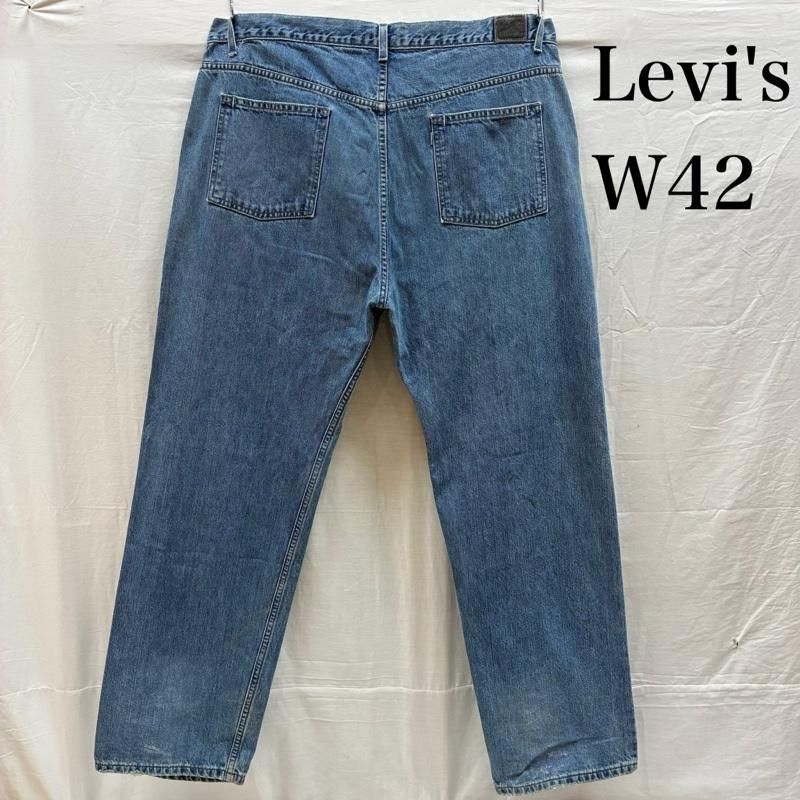 リーバイス Silver Tab シルバータブ 00s ジッパーフライ ストレート デニムパンツ メンズ 42インチ ISItems【USED】【古着】【中古】50158504