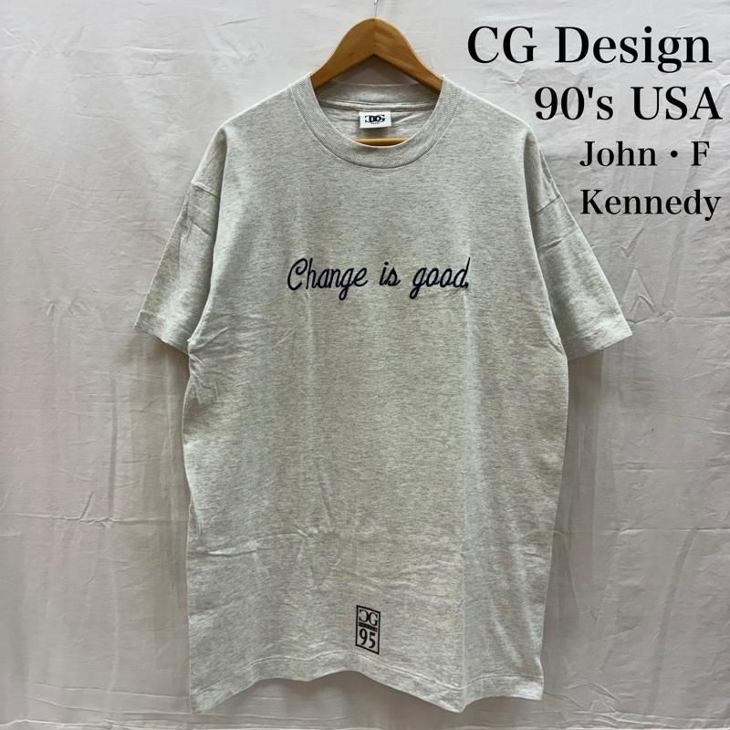 ヴィンテージ CG Design 90s USA製 ジョン F ケネディ シングルステッチ Tシャツ メンズ L ISItems【USED】【古着】【中古】50159220