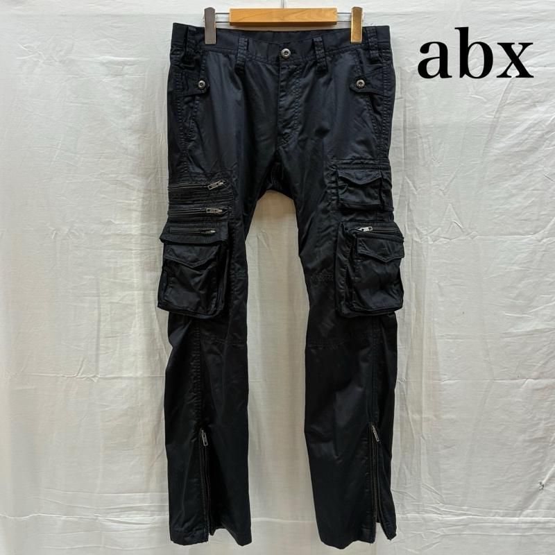 エービーエックス 00s ジップ マルチ ポケット ギミック パラシュート カーゴ パンツ Y2K アーカイブ メンズ 3 ISItems【USED】【古着】【中古】50159223
