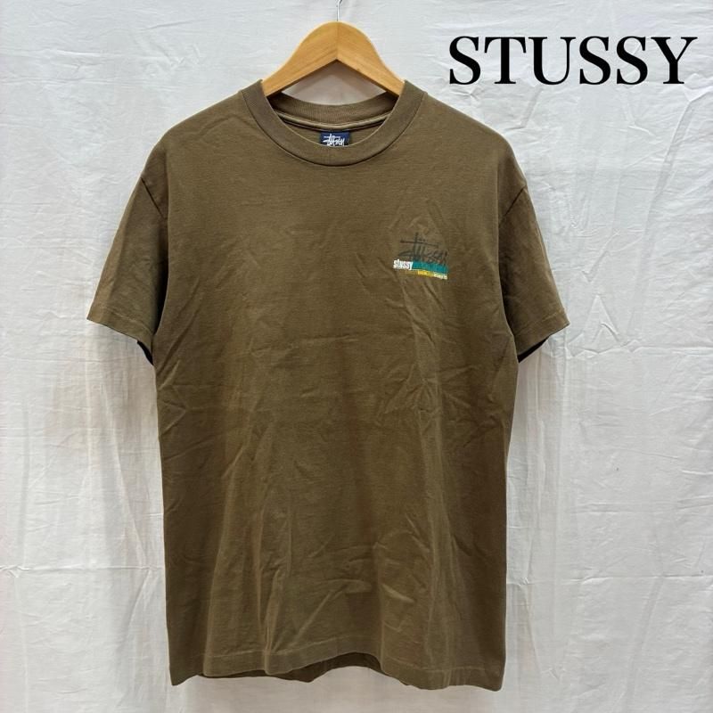 ステューシー 90s USA製 紺タグ 両面 プリント クルーネック Tシャツ シングルステッチ オールド ヴィンテージ メンズ M ISItems【USED】【古着】【中古】50159227