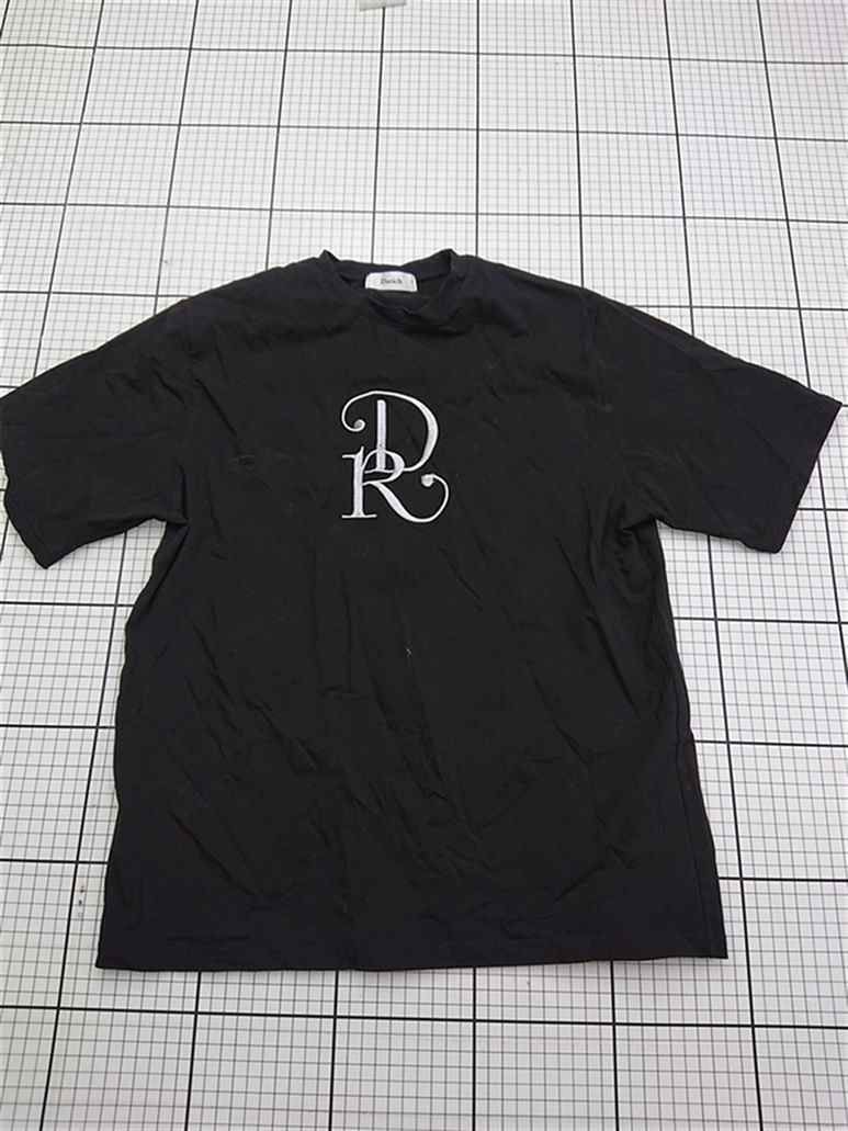 ◇ ⊂ Darich ダーリッチ ロゴプリント クルーネック 半袖Tシャツ 綿系