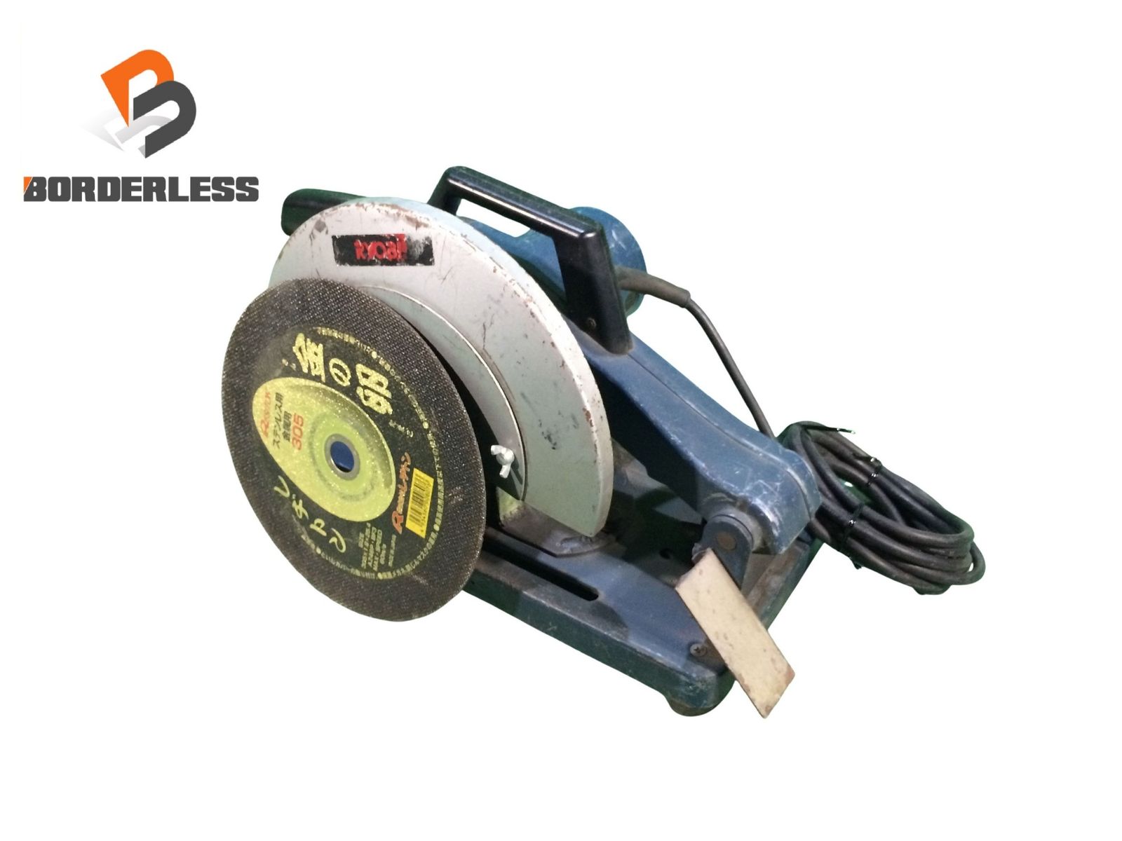 ☆中古品☆RYOBI リョービ 100V 305mm 高速切断機 C-12NA 中古砥石1枚付き 高速カッター 鉄工 電動工具129195