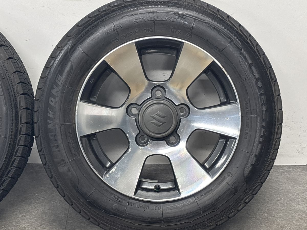 JB23ジムニークロスベンチャーホイールタイヤバリ溝175/80R16 バリ溝】スズキ JB23 ジムニー 7型 後期 ランドベンチャー 8型 クロス