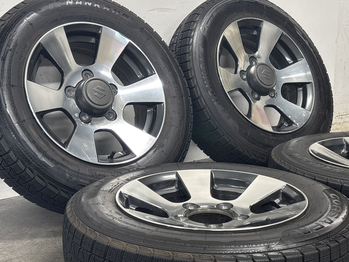 JB23ジムニークロスベンチャーホイールタイヤバリ溝175/80R16 バリ溝】スズキ JB23 ジムニー 7型 後期 ランドベンチャー 8型 クロス