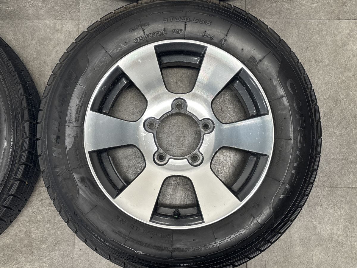 JB23ジムニークロスベンチャーホイールタイヤバリ溝175/80R16 バリ溝】スズキ JB23 ジムニー 7型 後期 ランドベンチャー 8型 クロス