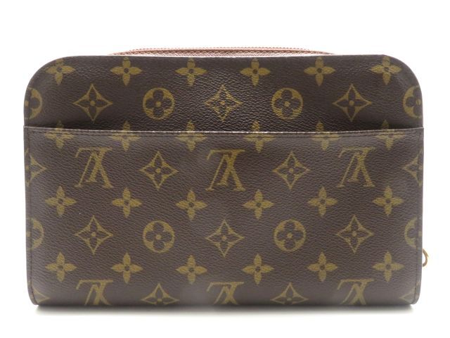 LOUIS VUITTON ルイ・ヴィトン バッグ オルセー モノグラム ﾊﾞｯｸﾞ M51790 クラッチバッグ PVC ブラウン メンズ【中古】