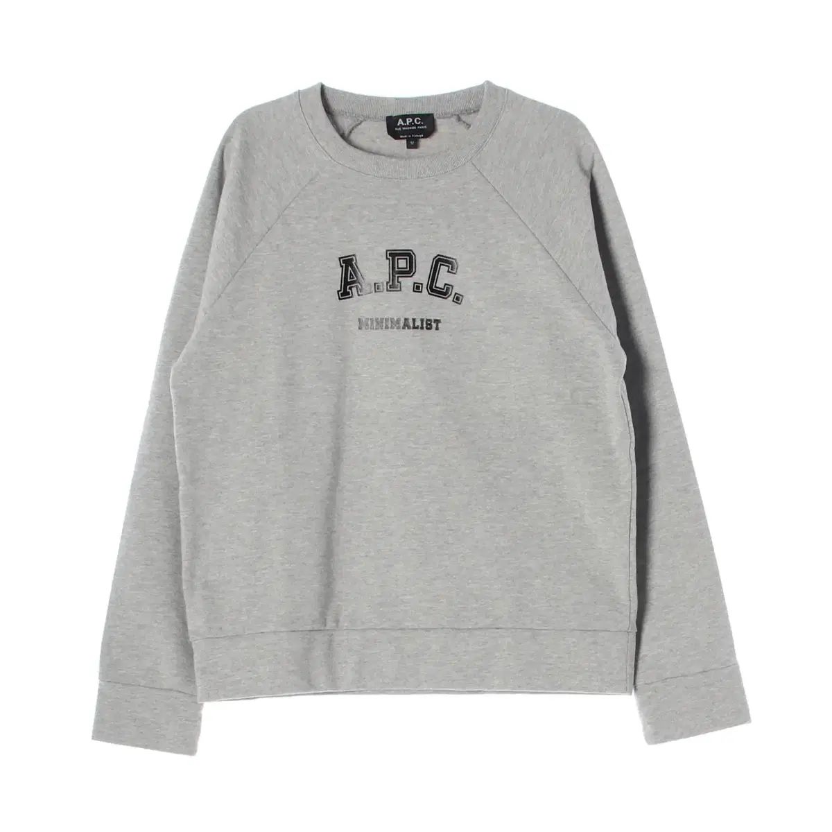 A.P.C. アーペーセー APC 21FW ロゴ プリント ラグラン スウェットシャツ