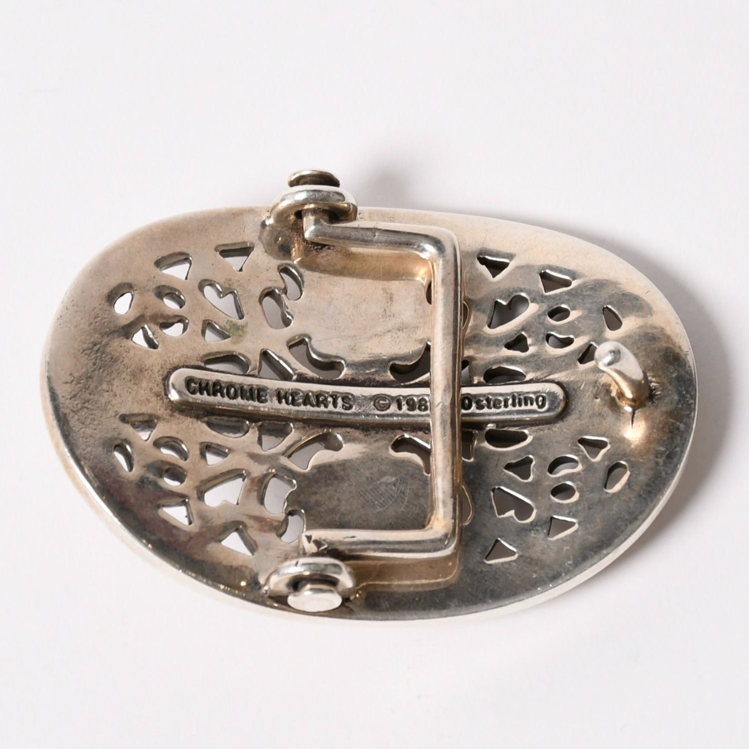極美品 CHROME HEARTS クロムハーツ 1.5クラシック オーバルクロス 