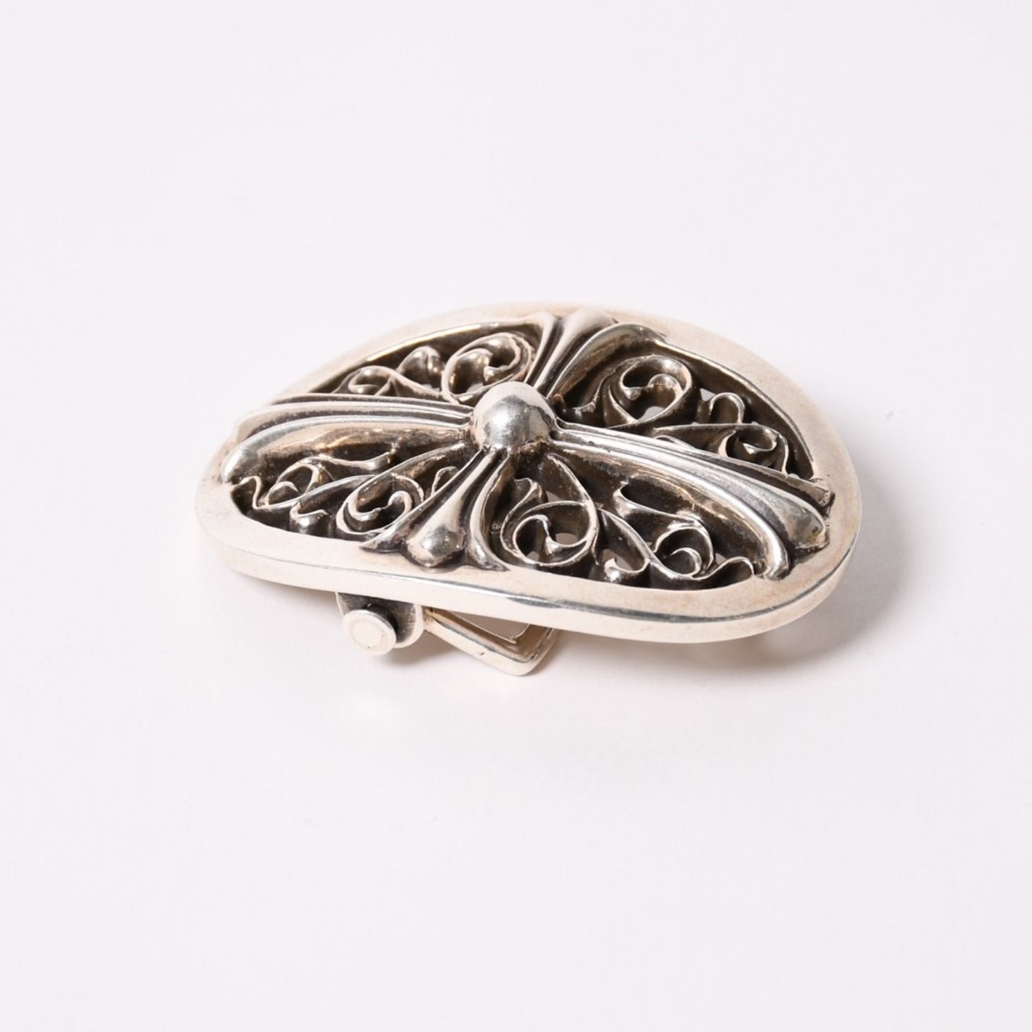 極美品 CHROME HEARTS クロムハーツ 1.5クラシック オーバルクロス 