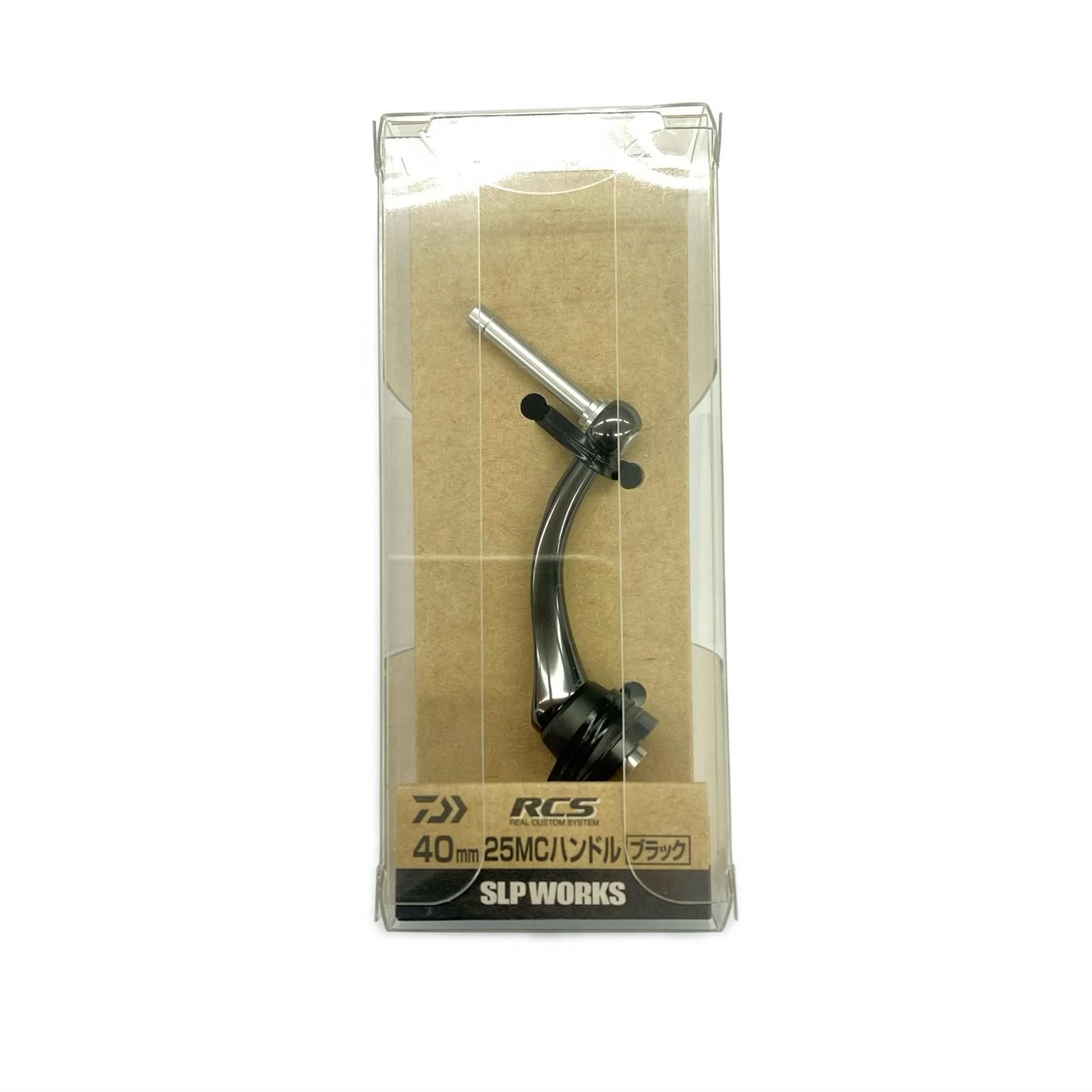 SLP WORKS DAIWA 25RCS 40mm マシンカットブラックハンドル 程度A