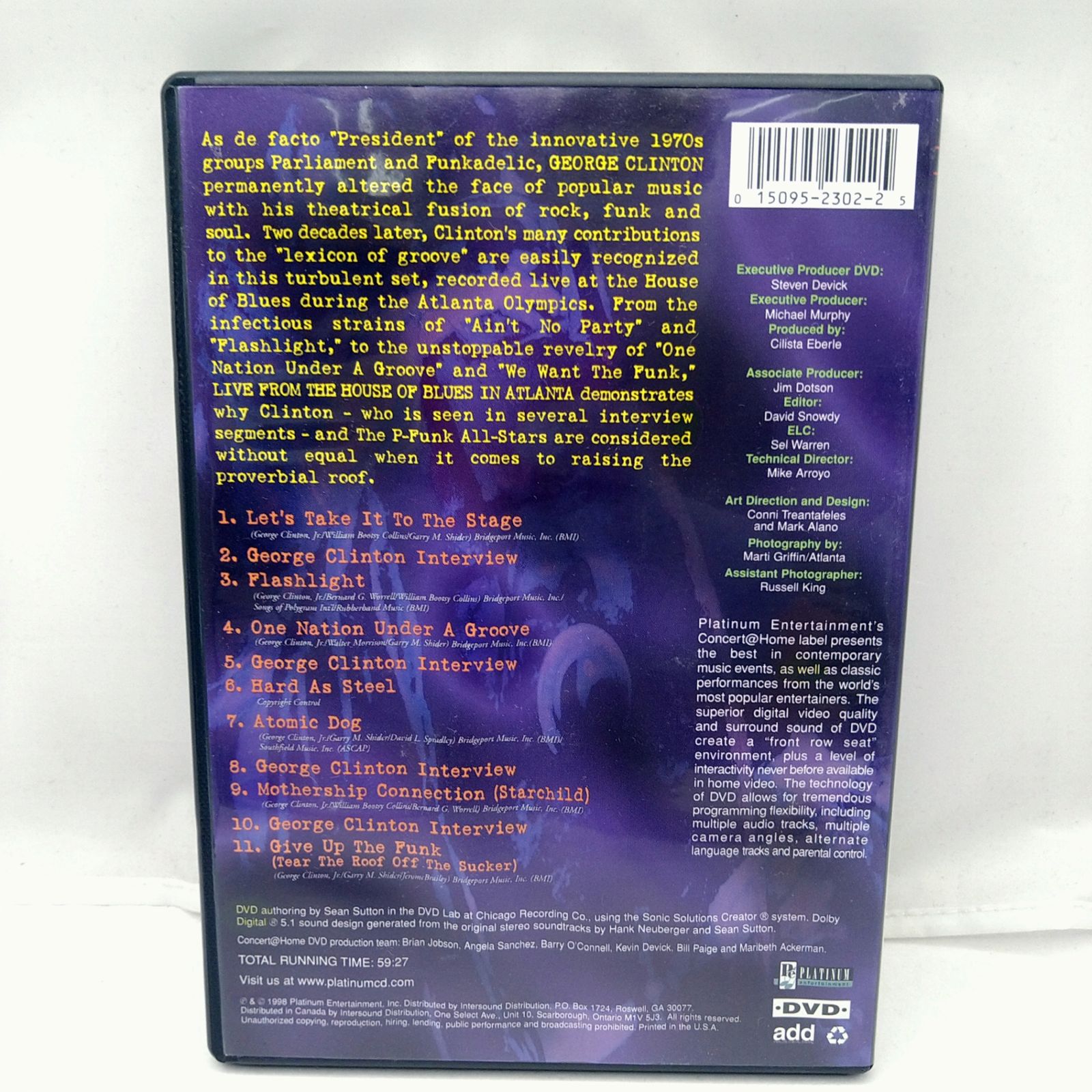輸入盤DVD】ジョージクリントン LIVE FROM ATRANTA