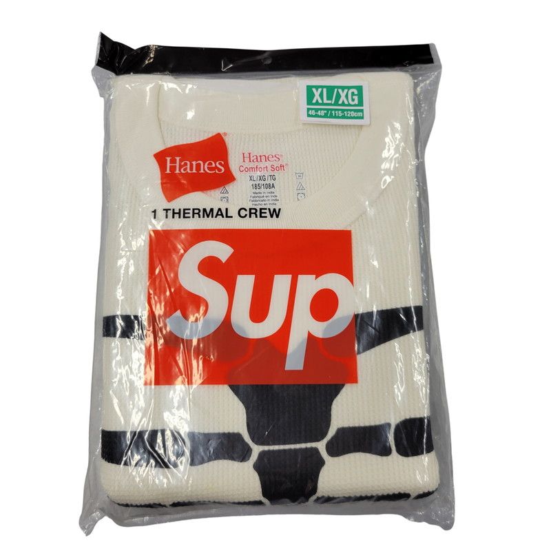 中古美品】 SUPREME シュプリーム × HANES ヘインズ BONES THERMAL