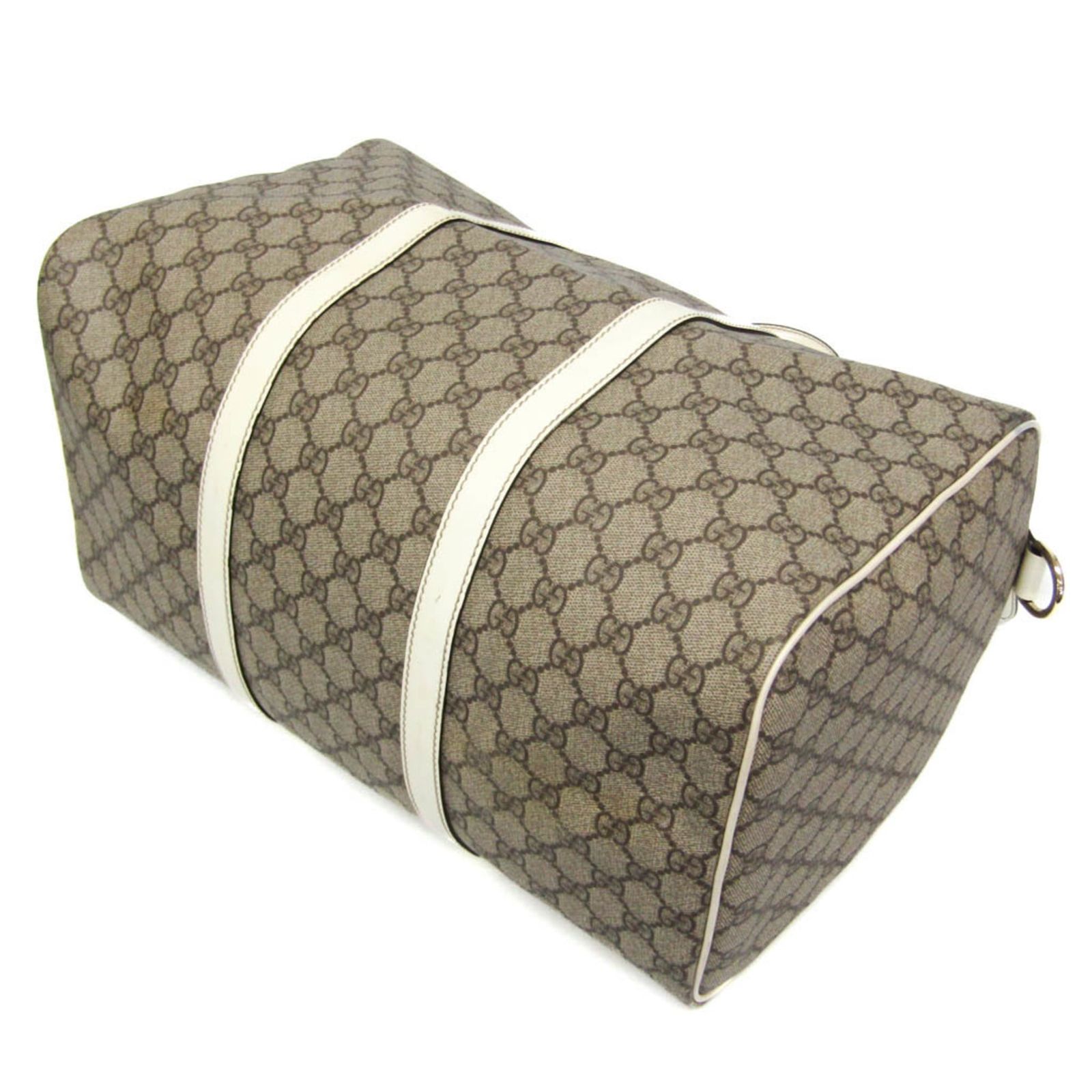 グッチ(Gucci) 193602 レディース GGスプリーム,レザー ボストンバッグ,ハンドバッグ ライトベージュ,ホワイト グッチ(Gucci) 193602 レディース GGスプリーム,レザー ボストンバッグ,ハンドバッグ ライトベージュ,ホワイト