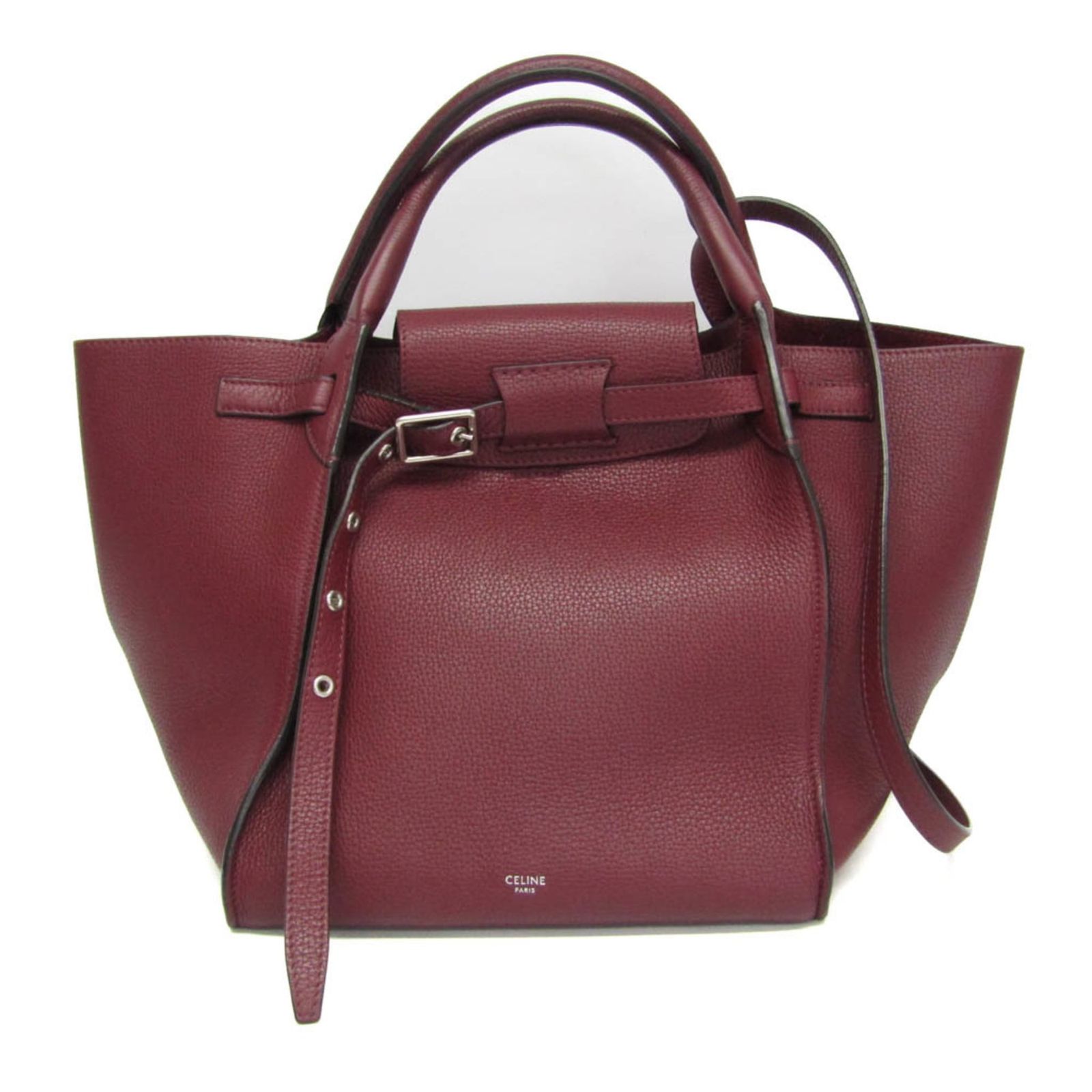 セリーヌ(Celine) ビッグバッグ スモール 183313 レディース レザー ハンドバッグ,ショルダーバッグ ワイン