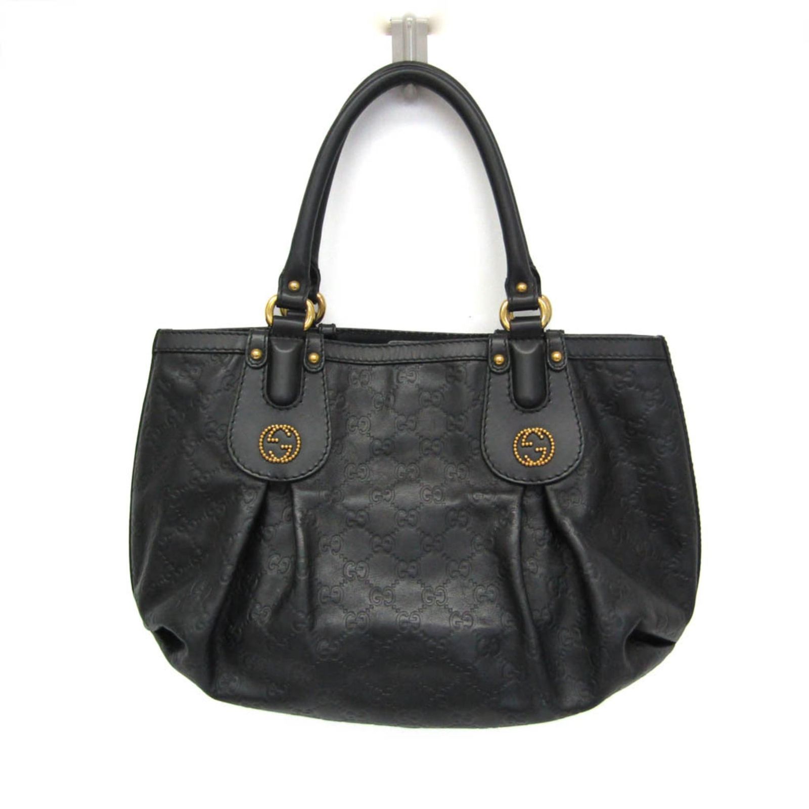 グッチ(Gucci) グッチッシマ インターロッキングG スカーレット 269953 レディース レザー ハンドバッグ,トートバッグ ブラック