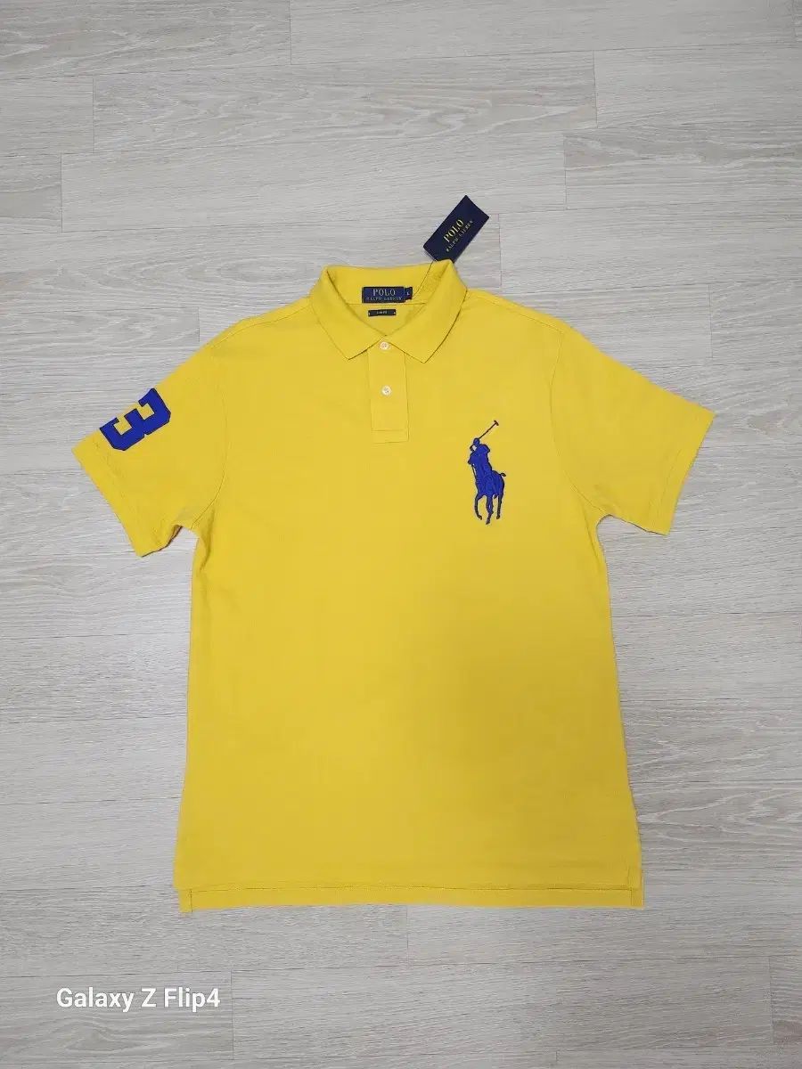 ポロ ラルフローレン ビックポニー 半袖 カラーTシャツ イエロー 2XL