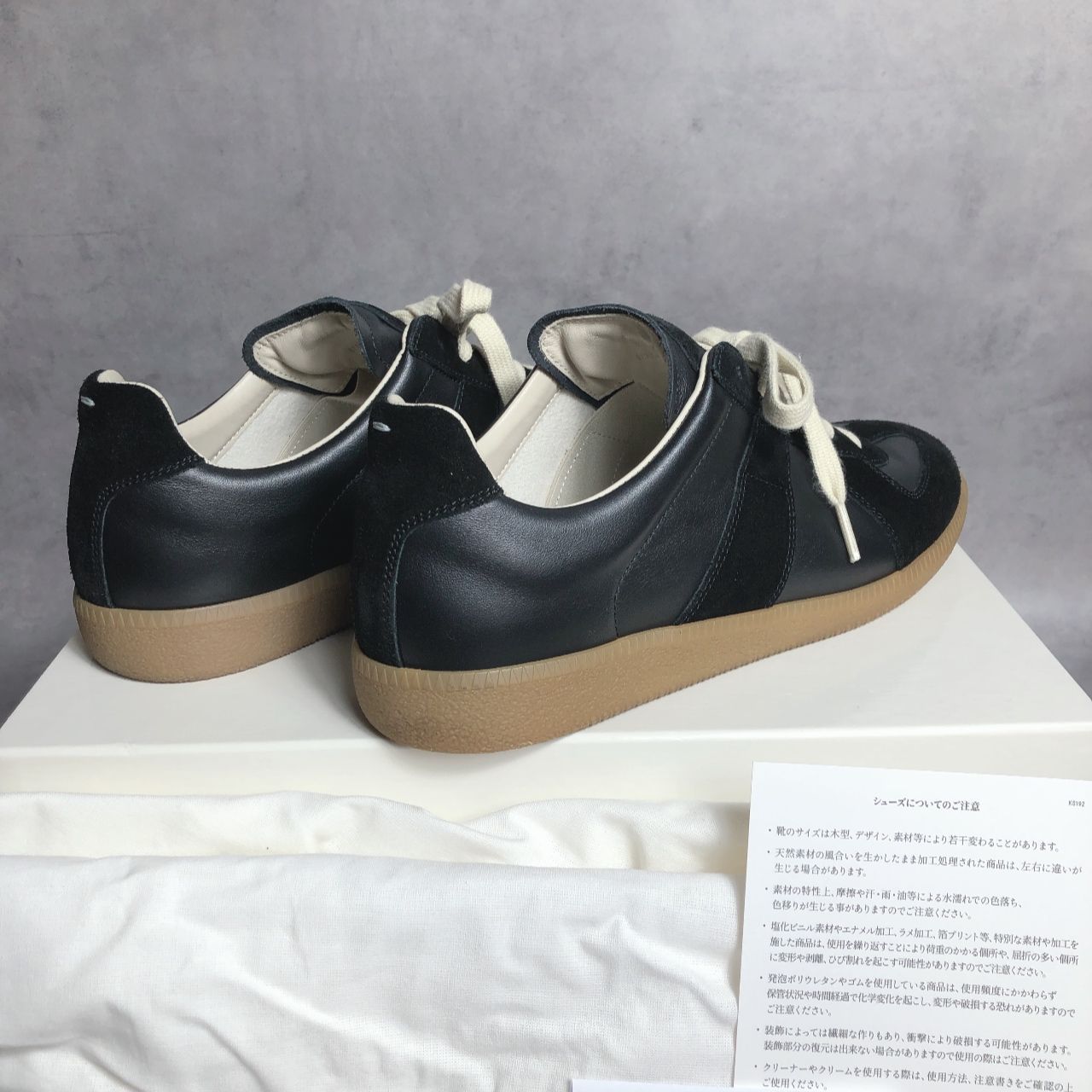PQ406◇MAISON MARGIELA : 23ss ジャーマントレーナー◇42◇黒 美品 