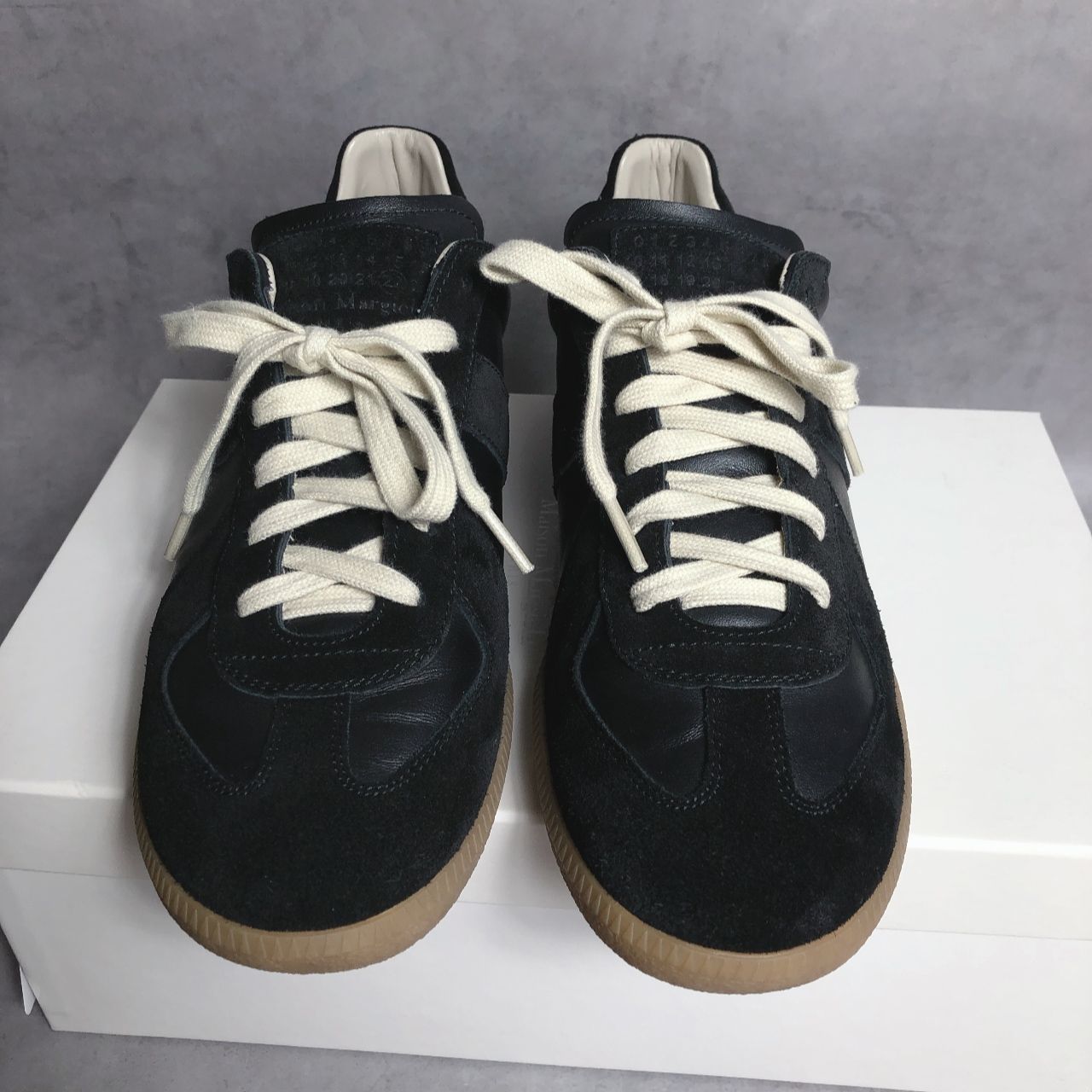 PQ406◇MAISON MARGIELA : 23ss ジャーマントレーナー◇42◇黒 美品 
