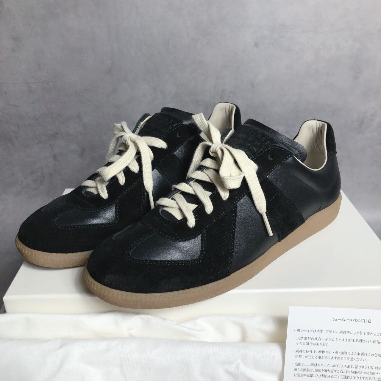 PQ406◇MAISON MARGIELA : 23ss ジャーマントレーナー◇42◇黒 美品 