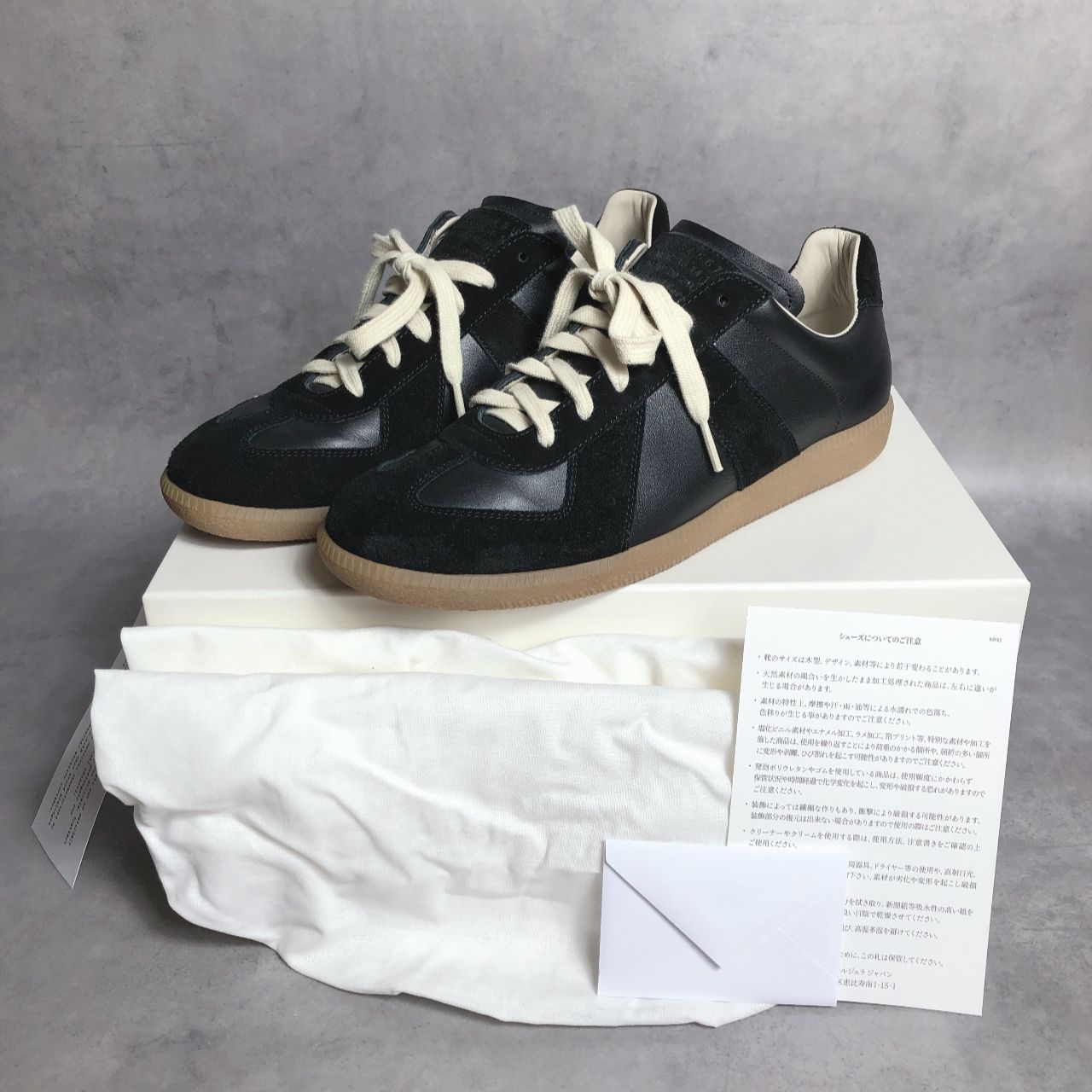 PQ406◇MAISON MARGIELA : 23ss ジャーマントレーナー◇42◇黒 美品 