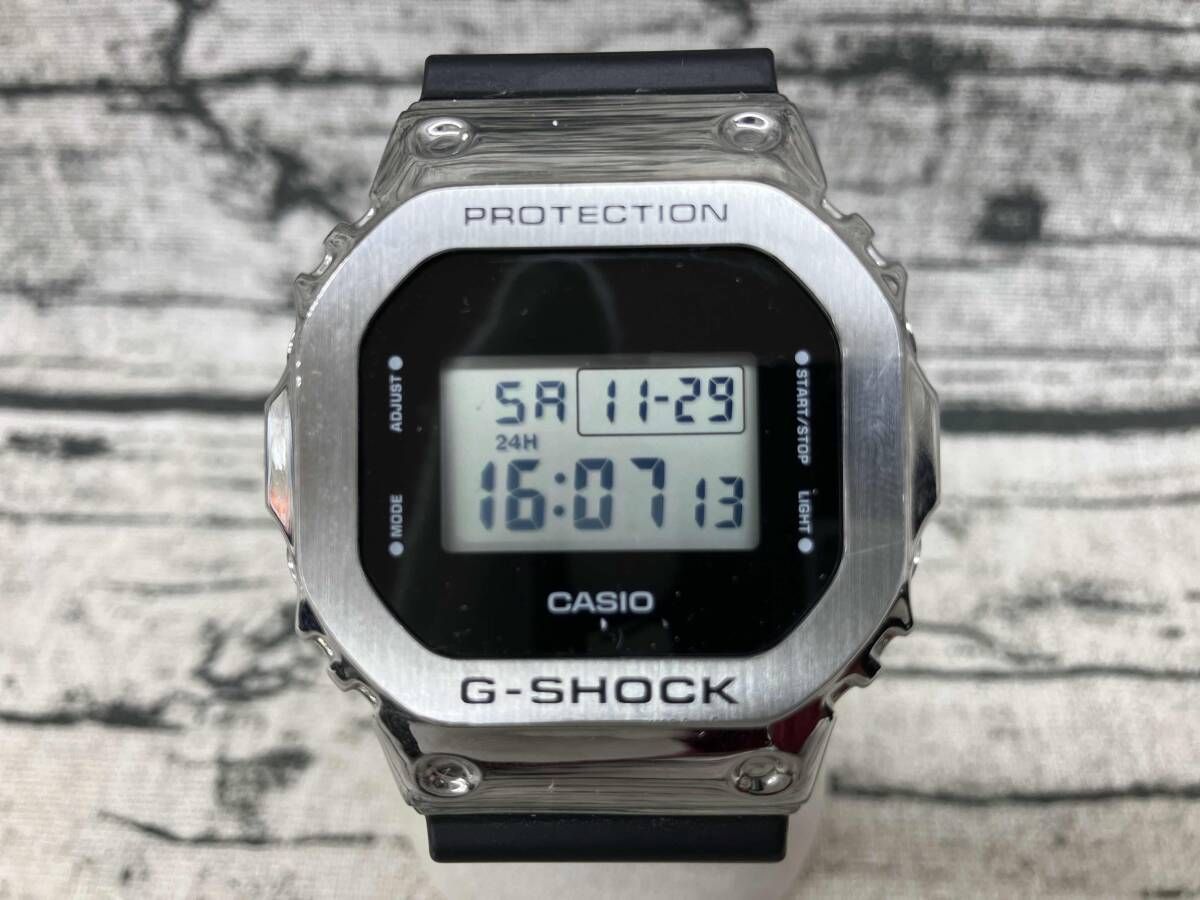 【CASIO】カシオ G-SHOCK GM-5600RI20-1JR 石川遼コラボレーションモデル クォーツ R7.11月電池交換済 20BAR 2020年11月発売 腕時計 中古