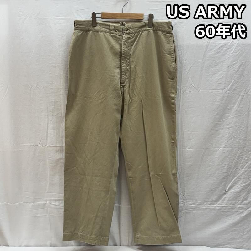 ヴィンテージ 60年代 US ARMY SAVOY ZIP トラウザーズ コットン チノ パンツ 60s メンズ - ISItems【USED】【古着】【中古】50159341