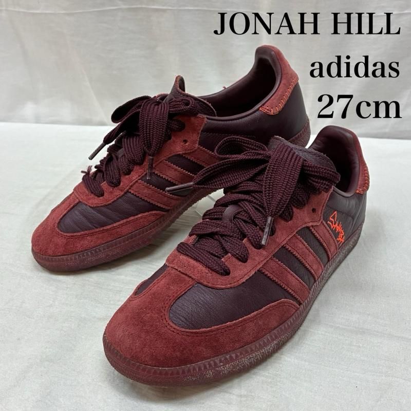 アディダスオリジナルス Jonah Hill SAMBA Burgundy ジョナヒル FW7456 ローカット スニーカー メンズ 27.0cm ISItems【USED】【古着】【中古】50159364