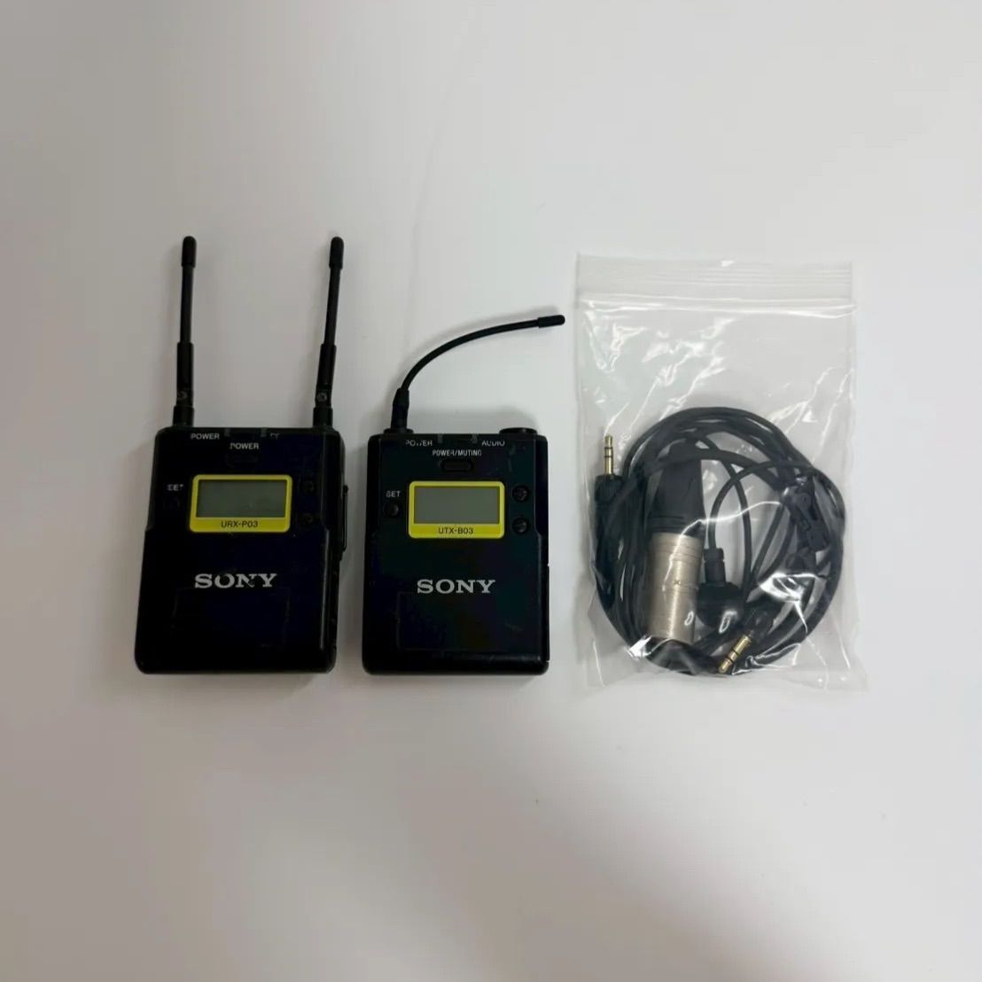 SONY UWP-Dシリーズ ワイヤレスマイク URX-P03 UTX-B03 2個セット
