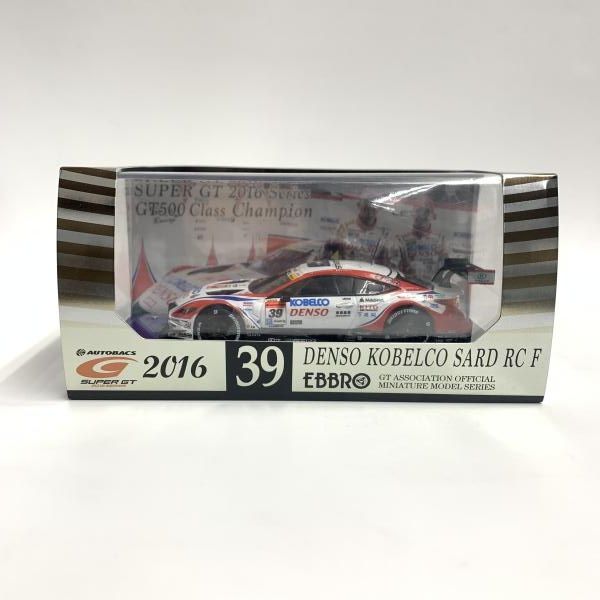 【中古】開封品 1/43 ｴﾌﾞﾛ DENSO KOBELCO SARD RC F SUPER GT GT500 2016 Champion Car No.39[18]