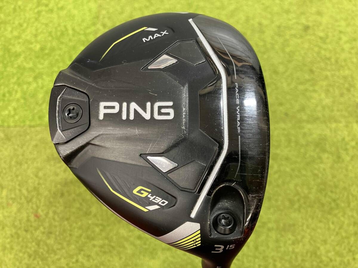 PING/G430 MAX/TOUR 2.0 65/フレックスS/ロフト角15/3W/フェアウェイウッド/ゴルフクラブ