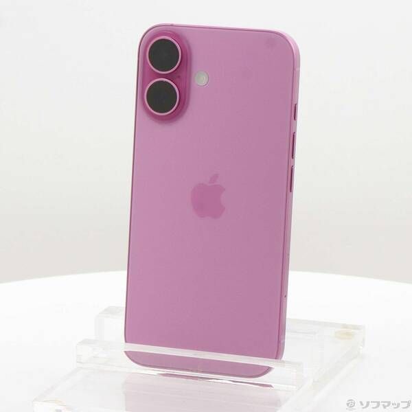ソフマップ 〔中古品〕 iPhone16 128GB ピンク MYDT3J／A SIMフリー【305】