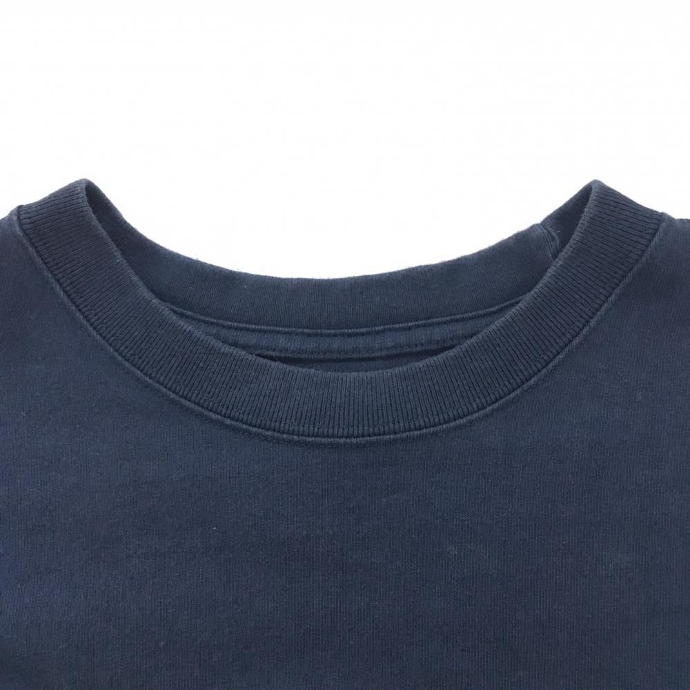 クラブハウス 半袖Tシャツ ネイビー×白 バックプリント メンズ XL
