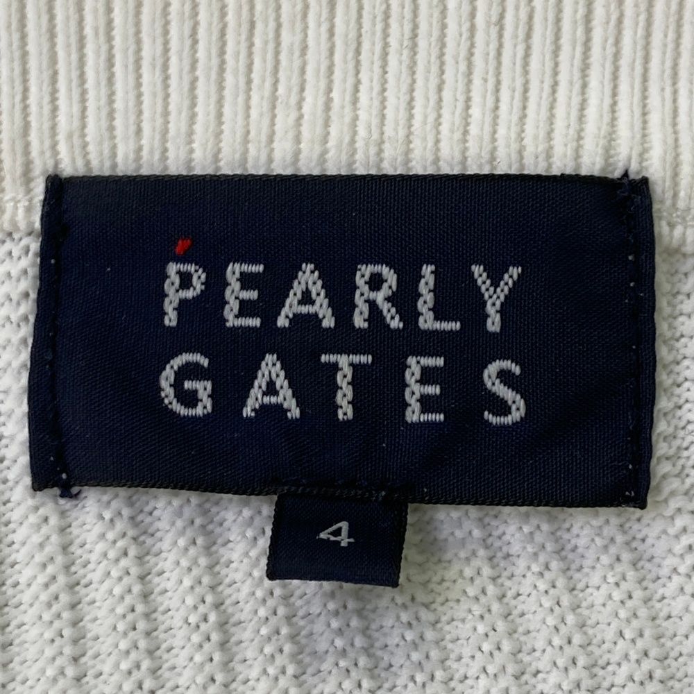 サイズ：4 PEARLY GATES パーリーゲイツ 2024年モデル 長袖 ニット
