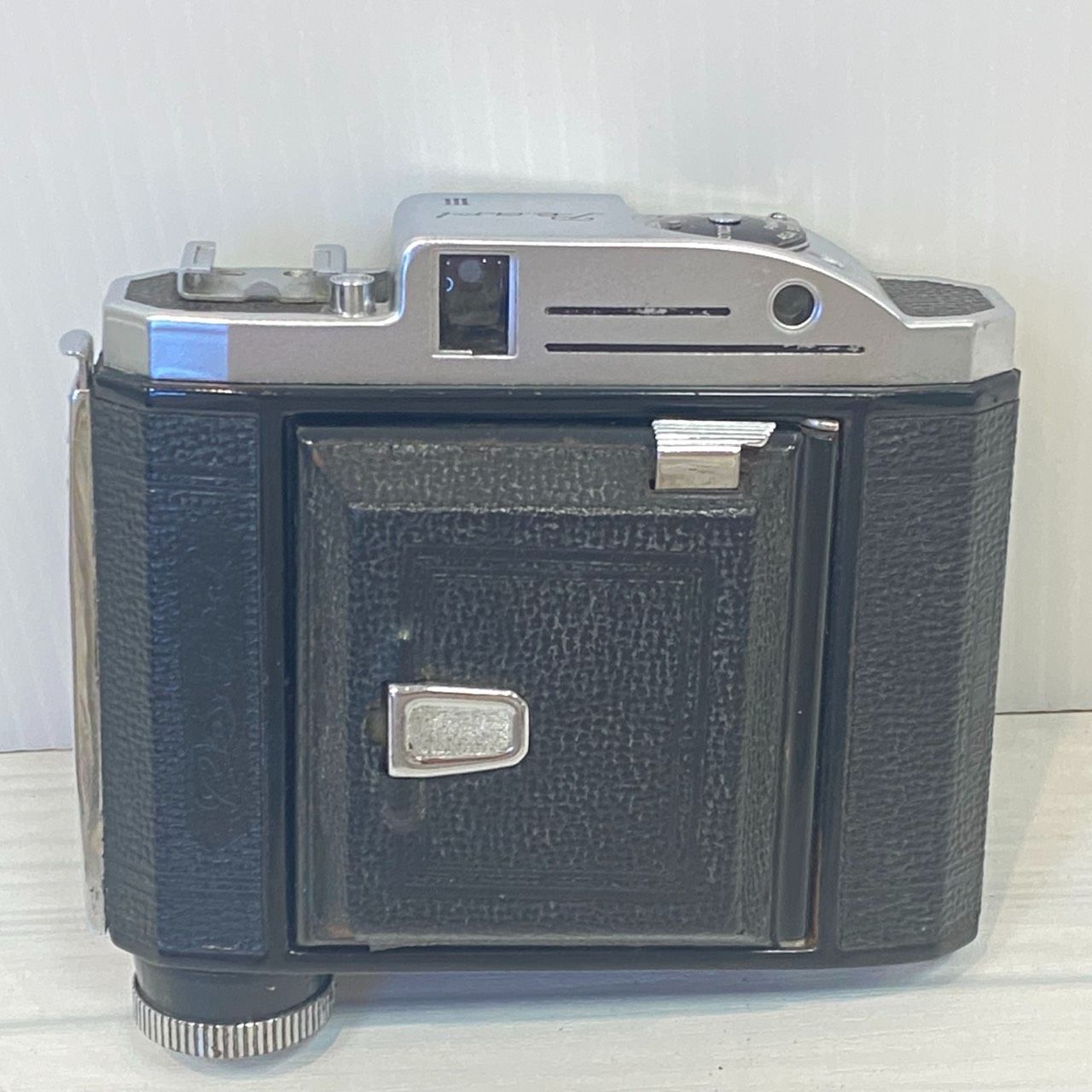 塩】蛇腹カメラ 小西六 パールⅢ フィルムカメラ Pearl KONISHIROKU