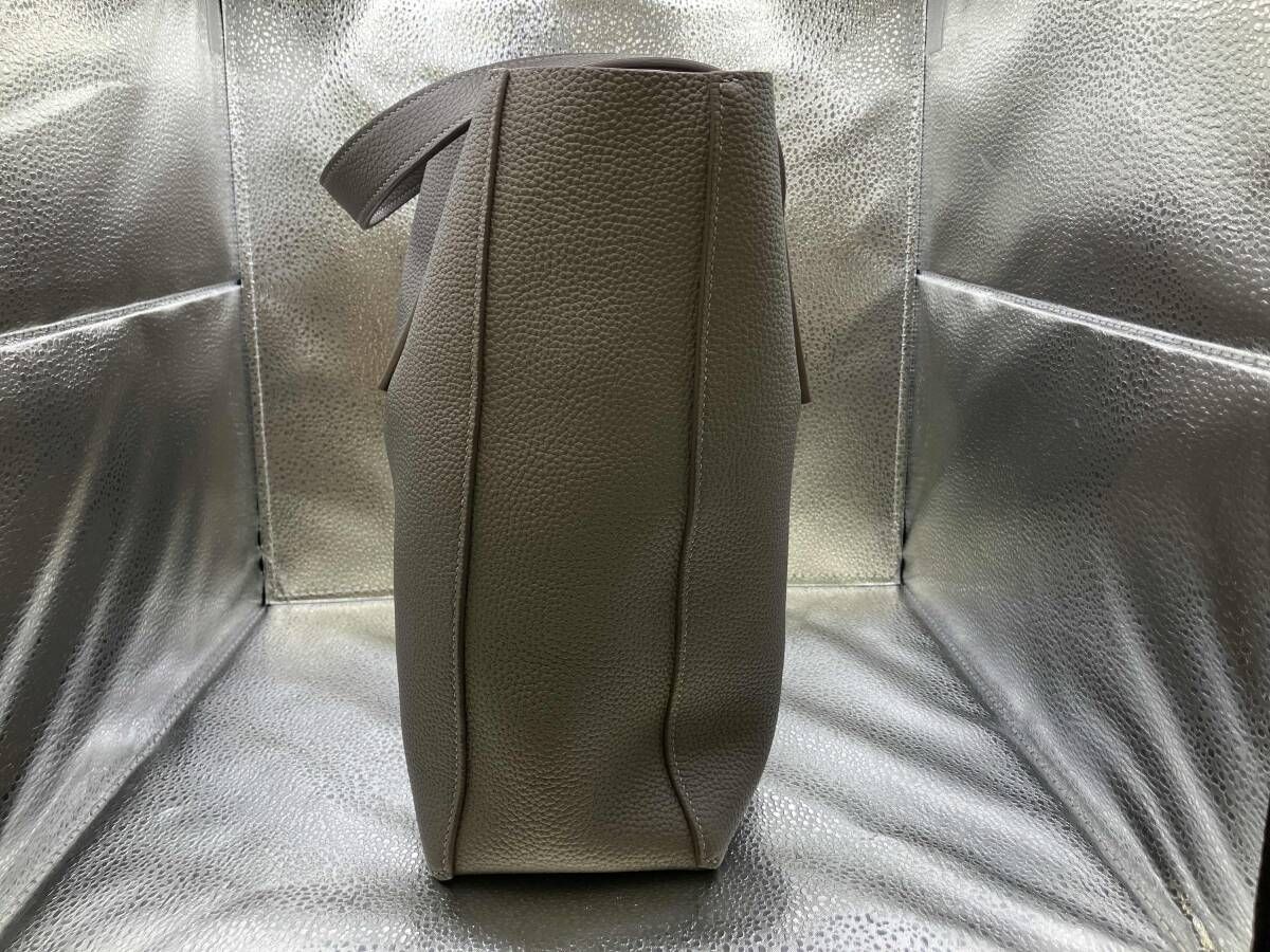 MAISON TAKUYA トートバッグ uni brief S シュランケンカーフ レザーバック チタニウム メゾンタクヤ MAISON TAKUYA トートバッグ uni brief S シュランケンカーフ レザーバック チタニウム メゾンタクヤ